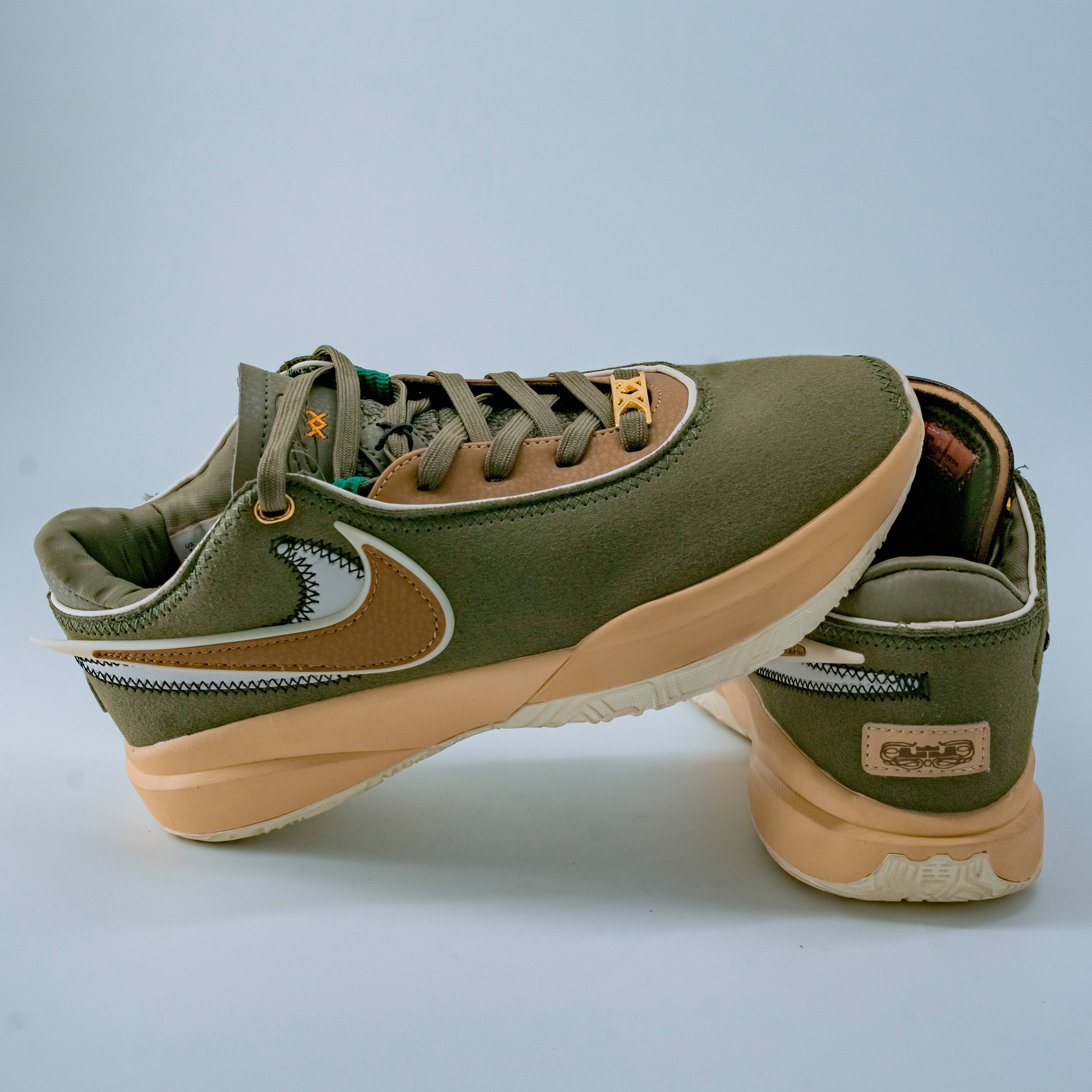 Nike LeBron 20 Olive Suede