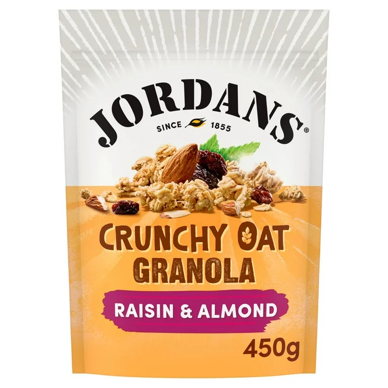 JORDANS GRANOLA RAISIN N ALMOND 450G