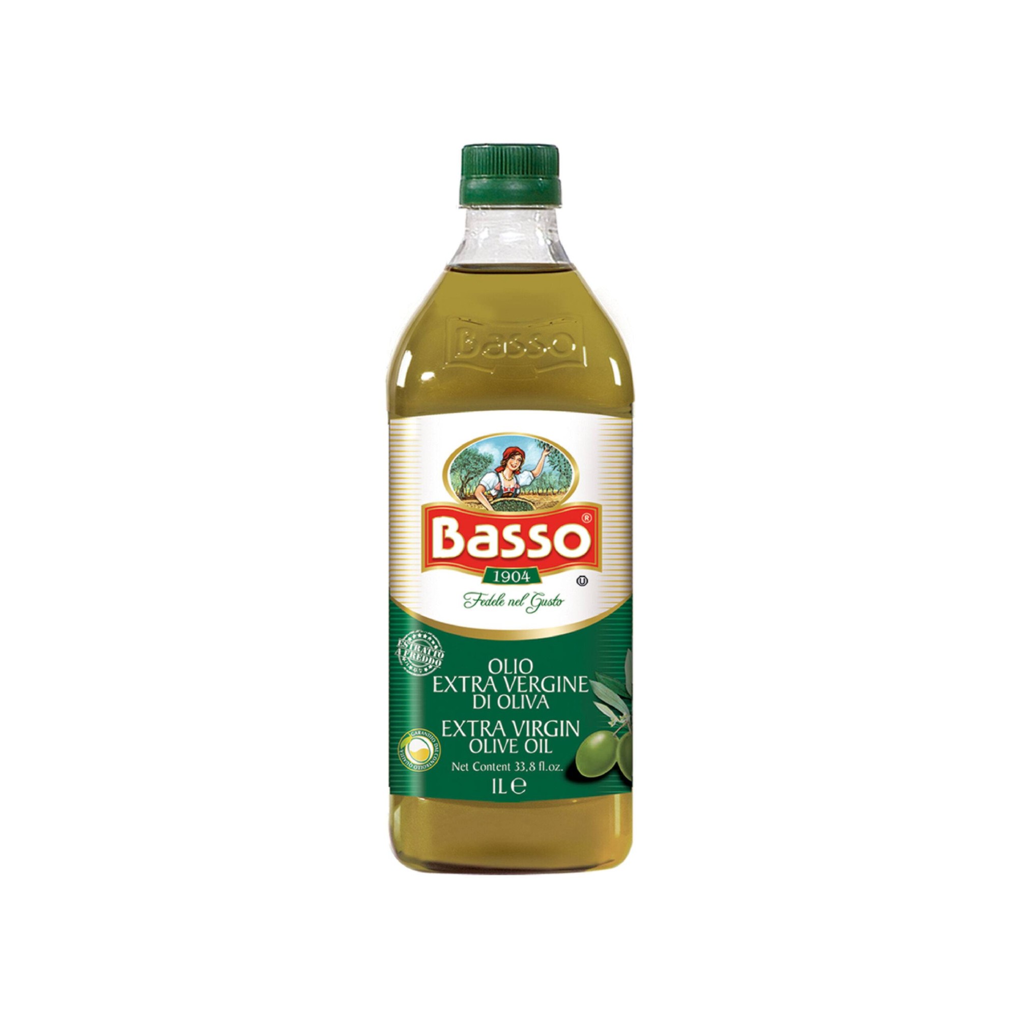 BASSO EXTRA VIRGIN OLIVE OIL GLASSES 1L