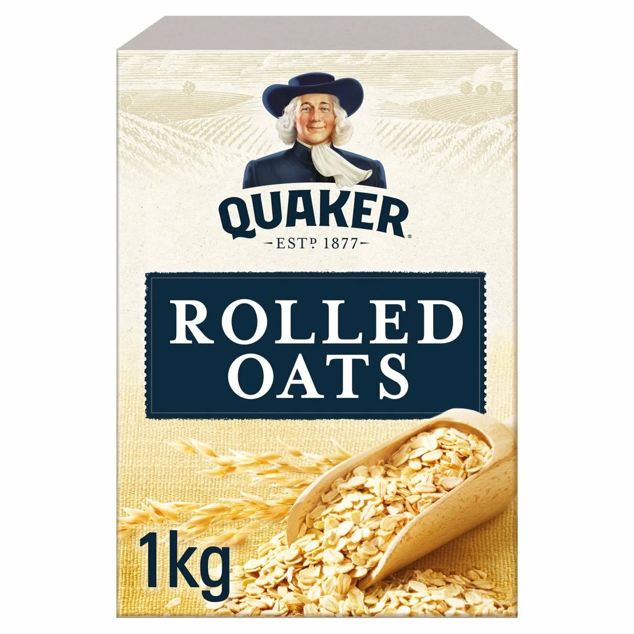 QUAKER OATS WHOLEGRAIN ROLLED OATS 1KG