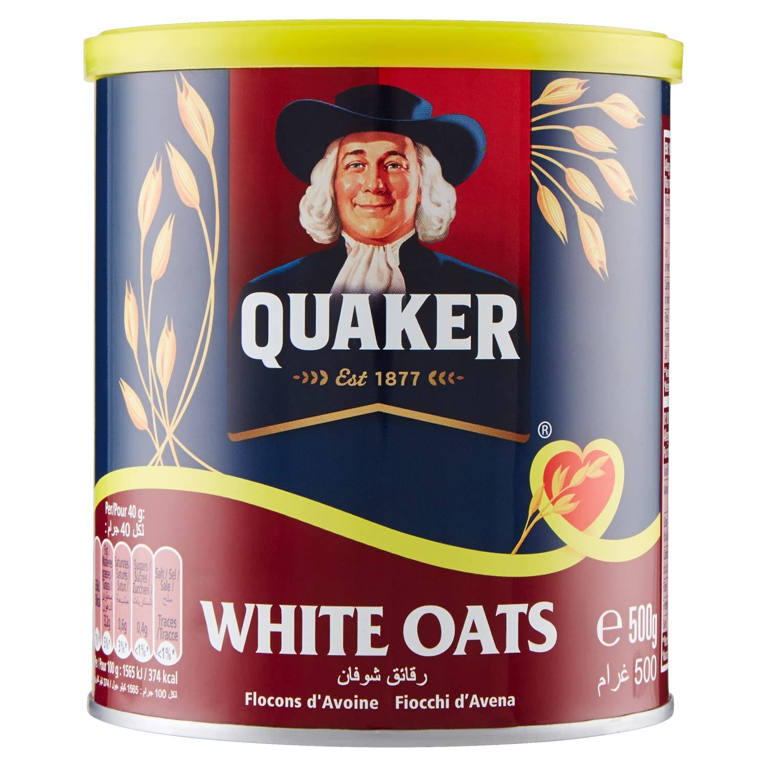 QUAKER WHITE OATS 500G