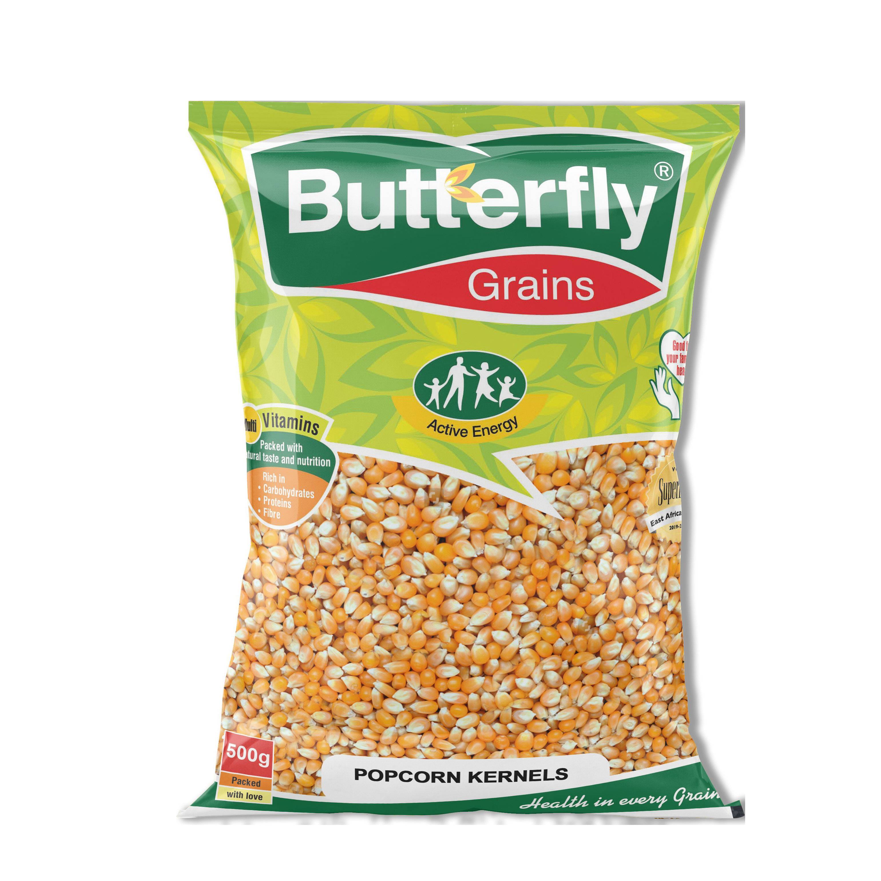 BUTTERFLY POPCORN KERNELS 1KG