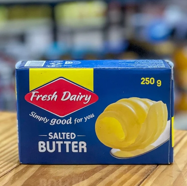 FRESH DAIRY SALTED BUTTER 250G