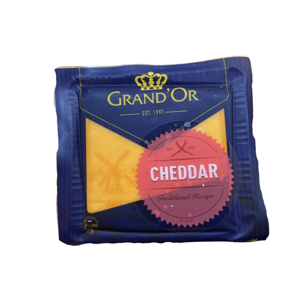 GRAND OR CHEDDAR RED SLICES CHEESE 160G