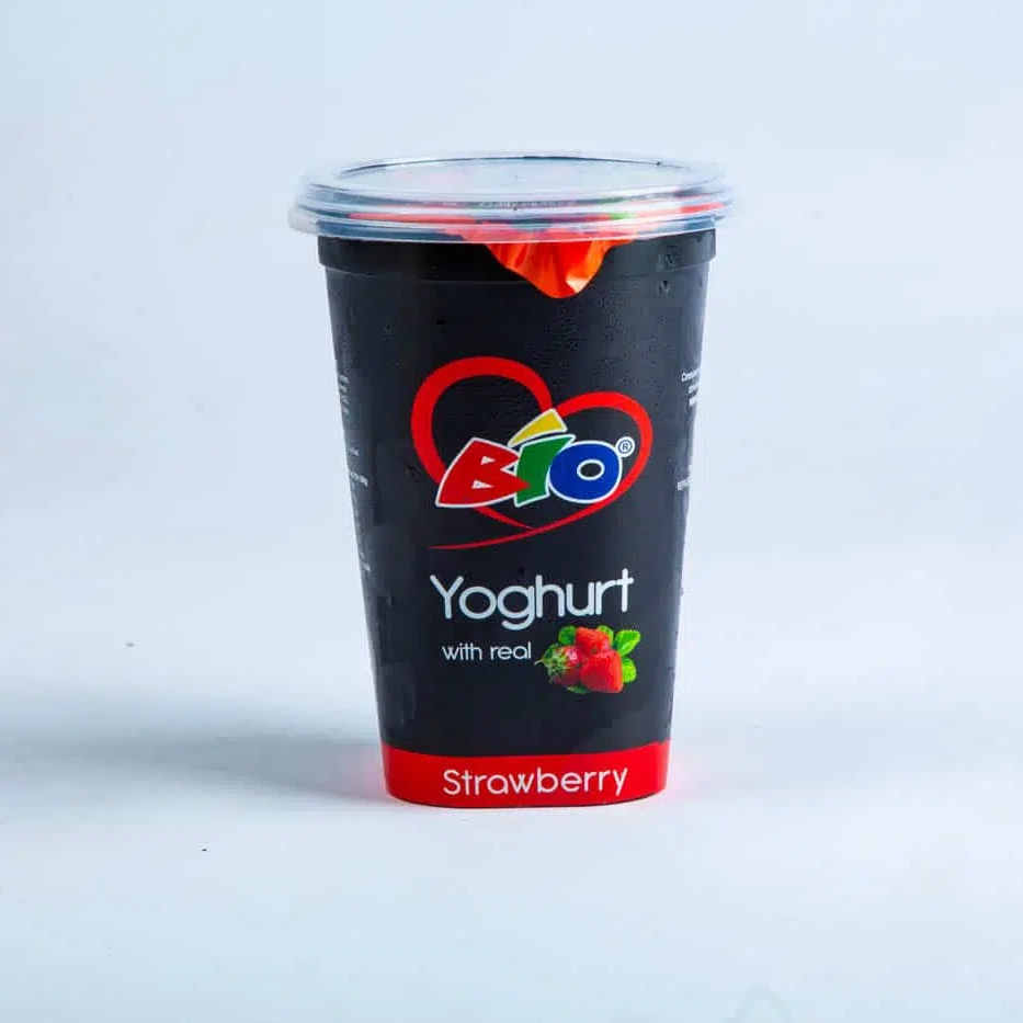 BIO YOGHURT STRAWBERRY 450ML