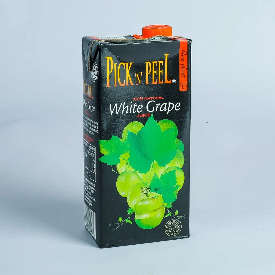 PICK N PEEL PURE WHITE GRAPE JUICE 1L