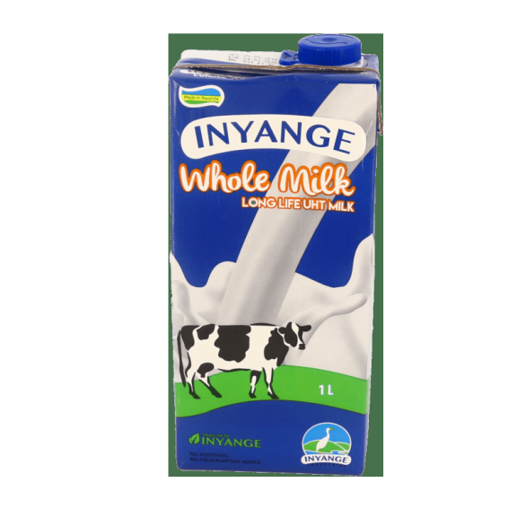 INYANGE TETRA  WHOLE UHT MILK 1L