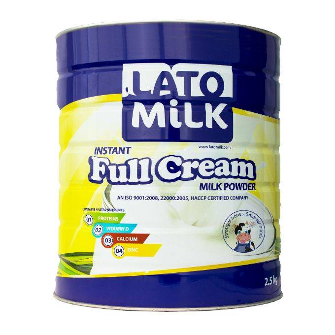 LATO MILK FULL CREAM POWDER 2.5KG