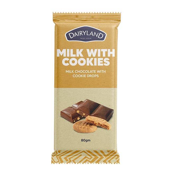 DAIRYLAND CHOCOLATE MILK WITH COOKIES 80G