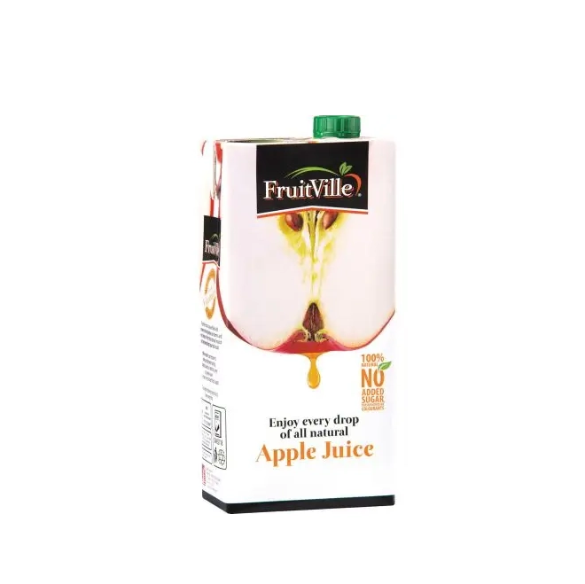 FRUIT VILLE APPLE JUICE TETRA PACK 1L