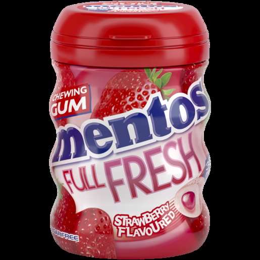 MENTOS PURE FRESH STRAWBERRY BIG BOTTLE 61.25G