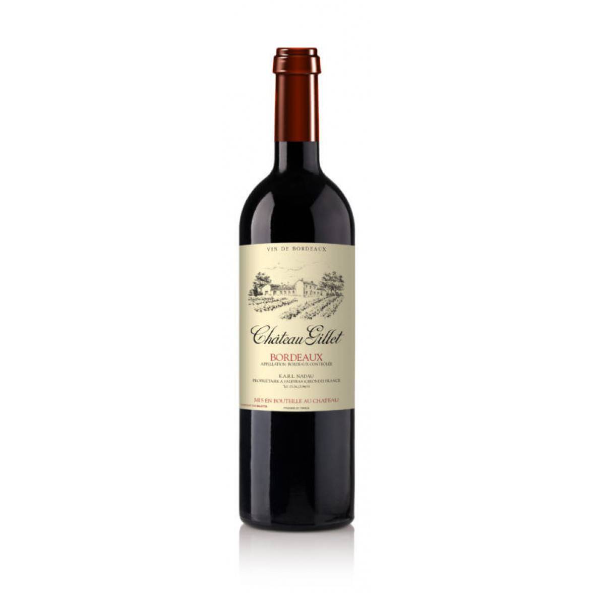 CHATEAU GILLET BORDEAUX ROUGE 75CL