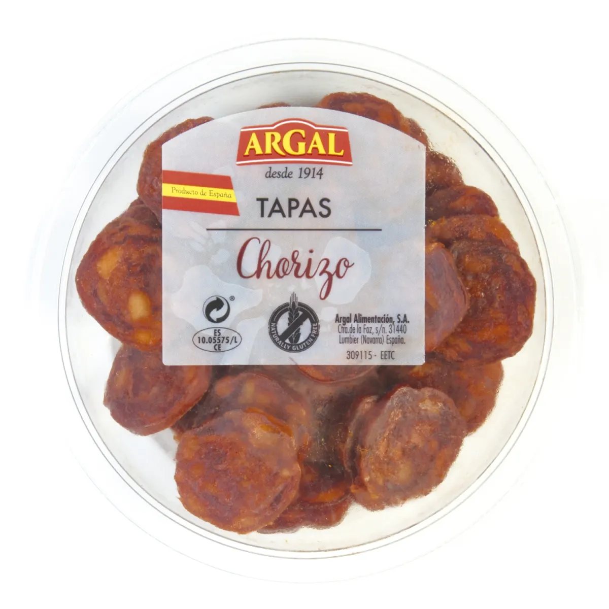 TAPAS CHORIZO SLICED 80G