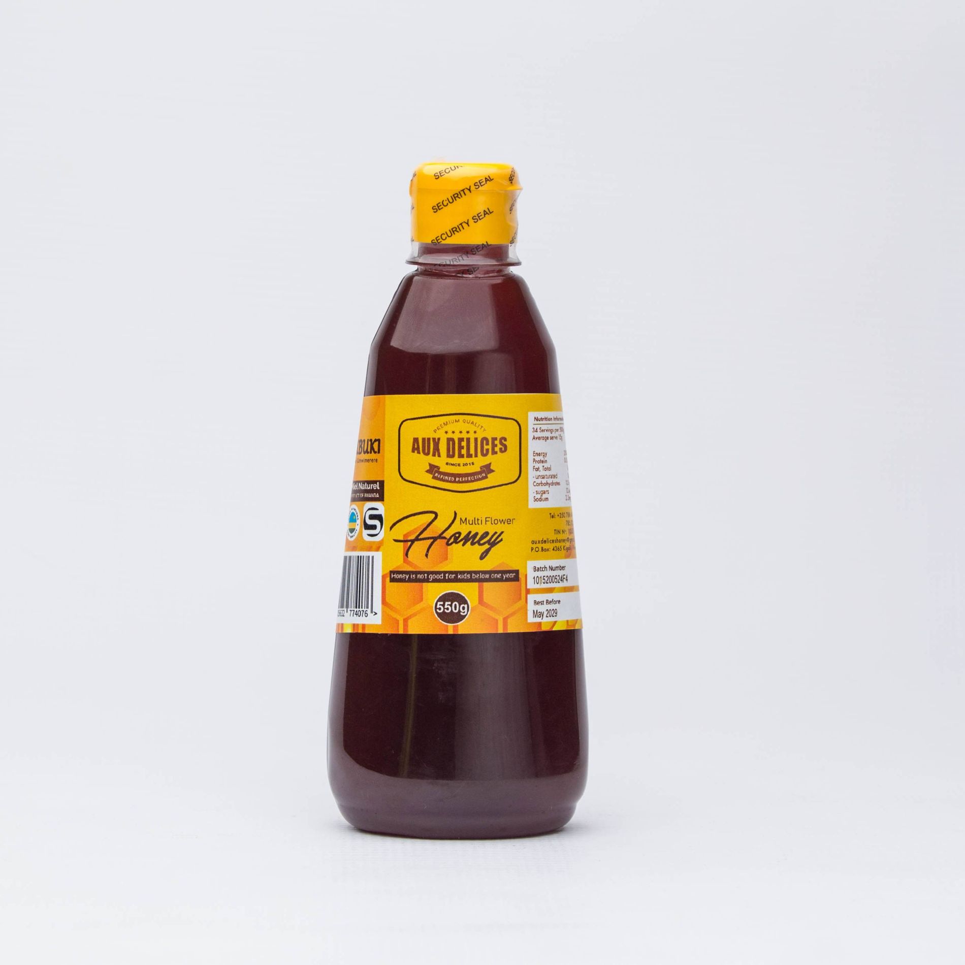 AUX DELICES HONEY 550G