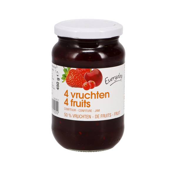 EVD  CONFITURE DE 4 FRUITS  450G
