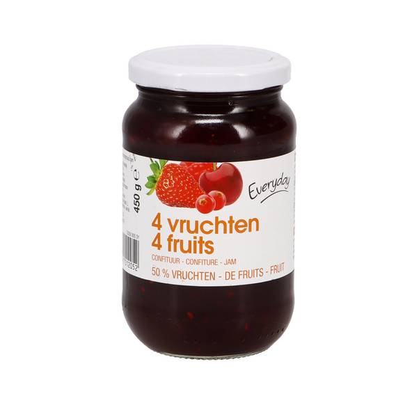 EVD  CONFITURE DE 4 FRUITS  450G