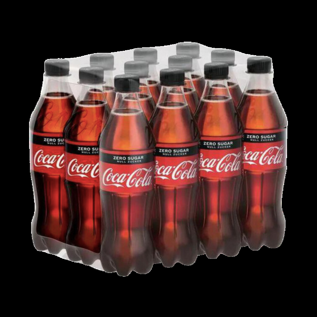 COCA COLA ZERO PET 50CL PACK OF 12