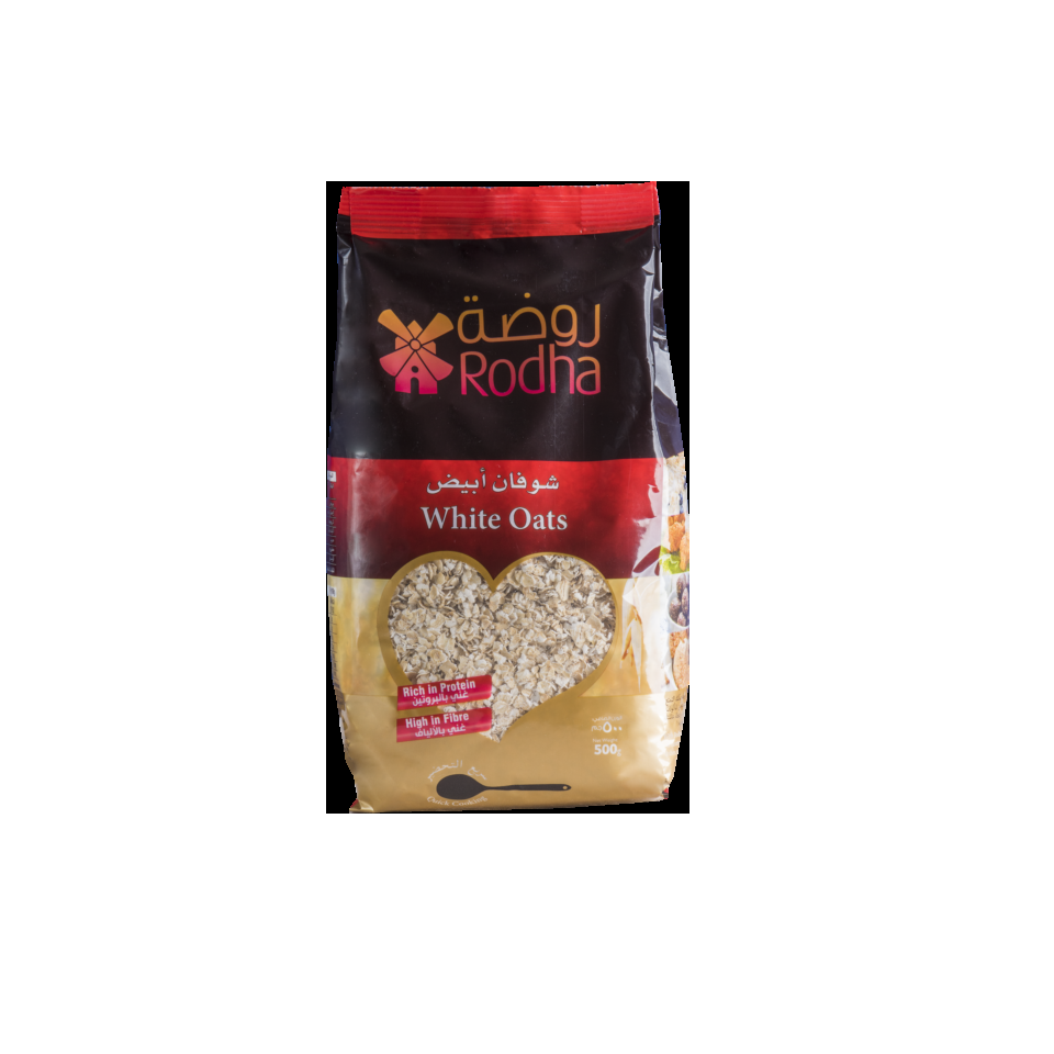 RODHA WHITE OATS SACHET 500G