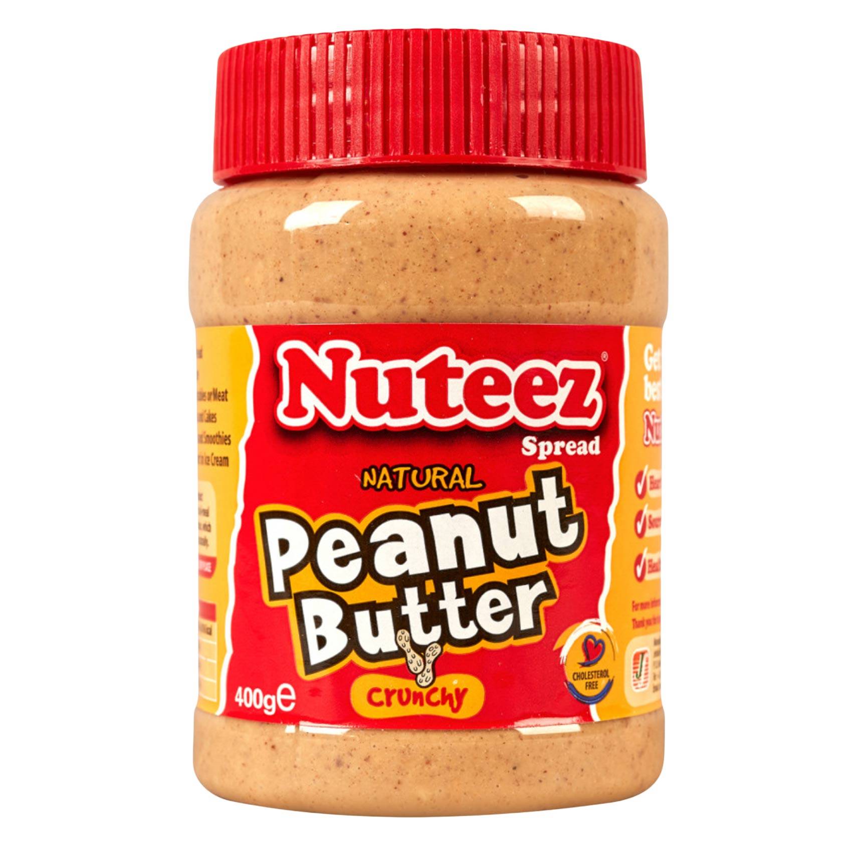 NUTEEZ PEANUT BUTTER CRUNCHY 400G