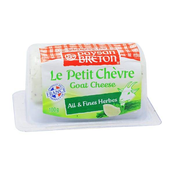 PAYSAN BRETON LE PETIT CHEVRE GARLIC N HERBS 100G