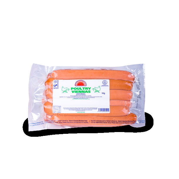 FARMERS CHOICE POULTRY VIENNAS 1KG
