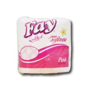 FAY TOILET PAPER PINK 10 ROLLS -- PACK OF 4