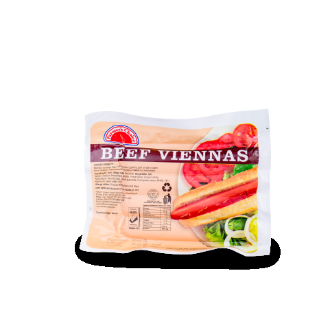 FARMERS CHOICE BEEF VIENNAS 500G