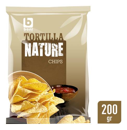 BONI TORTILLA CHIPS NATUREL 200G