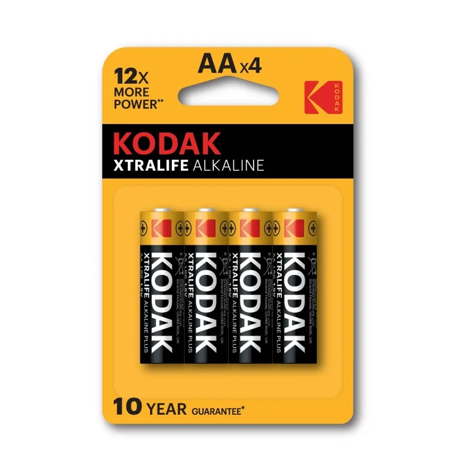 KODAX XTRALIFE ALK AA4 BATTERY