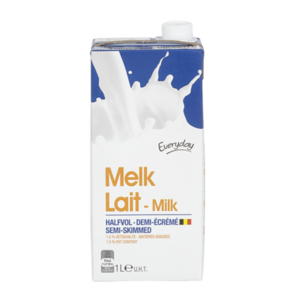 EVERYDAY MELK MILK SEMI-SKIMMED 1L