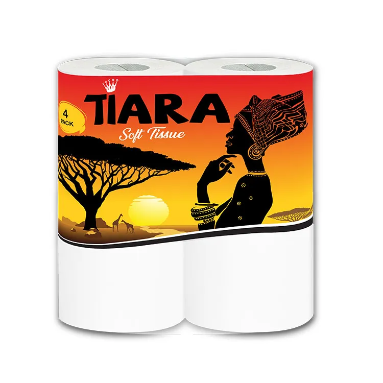 TIARA SOFT TOILET PAPER  WHITE 10 ROLLS