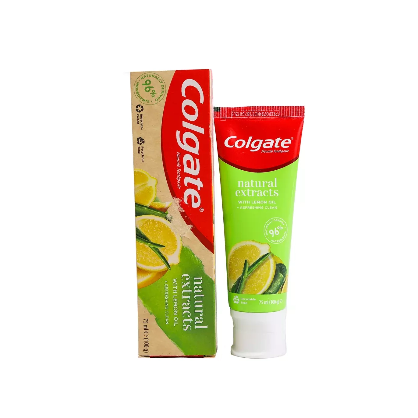 COLGATE T/PASTE NATURAL EXTRACTS LEMON 100G