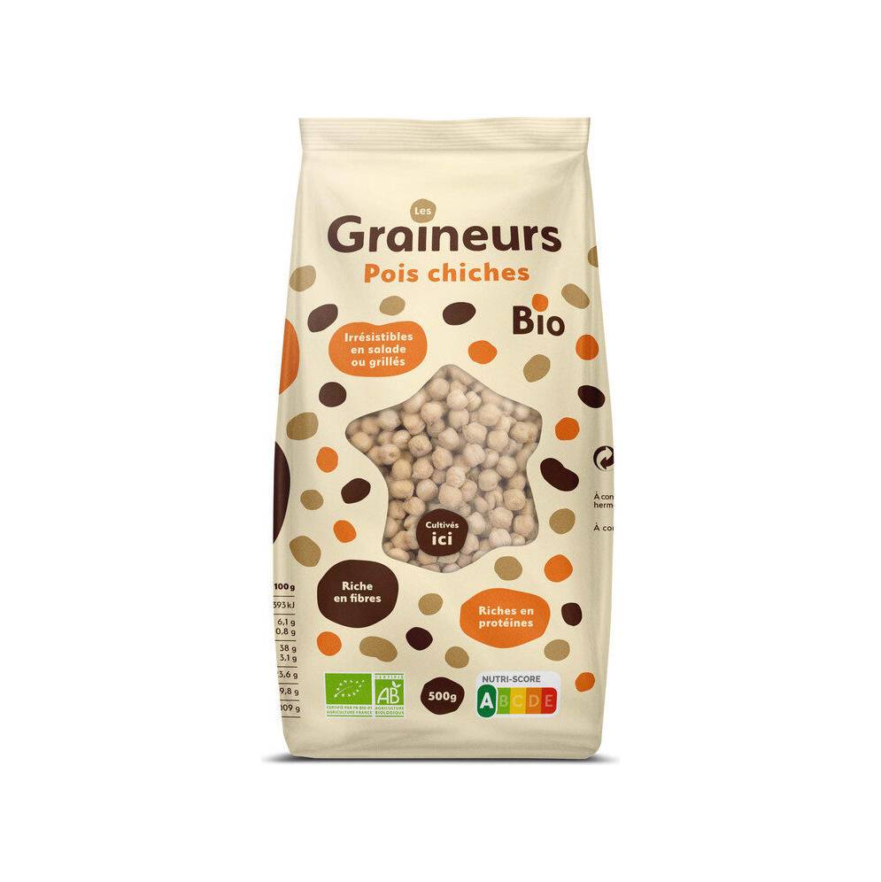 GRAINEURS BIO POIS CHICHES 500G