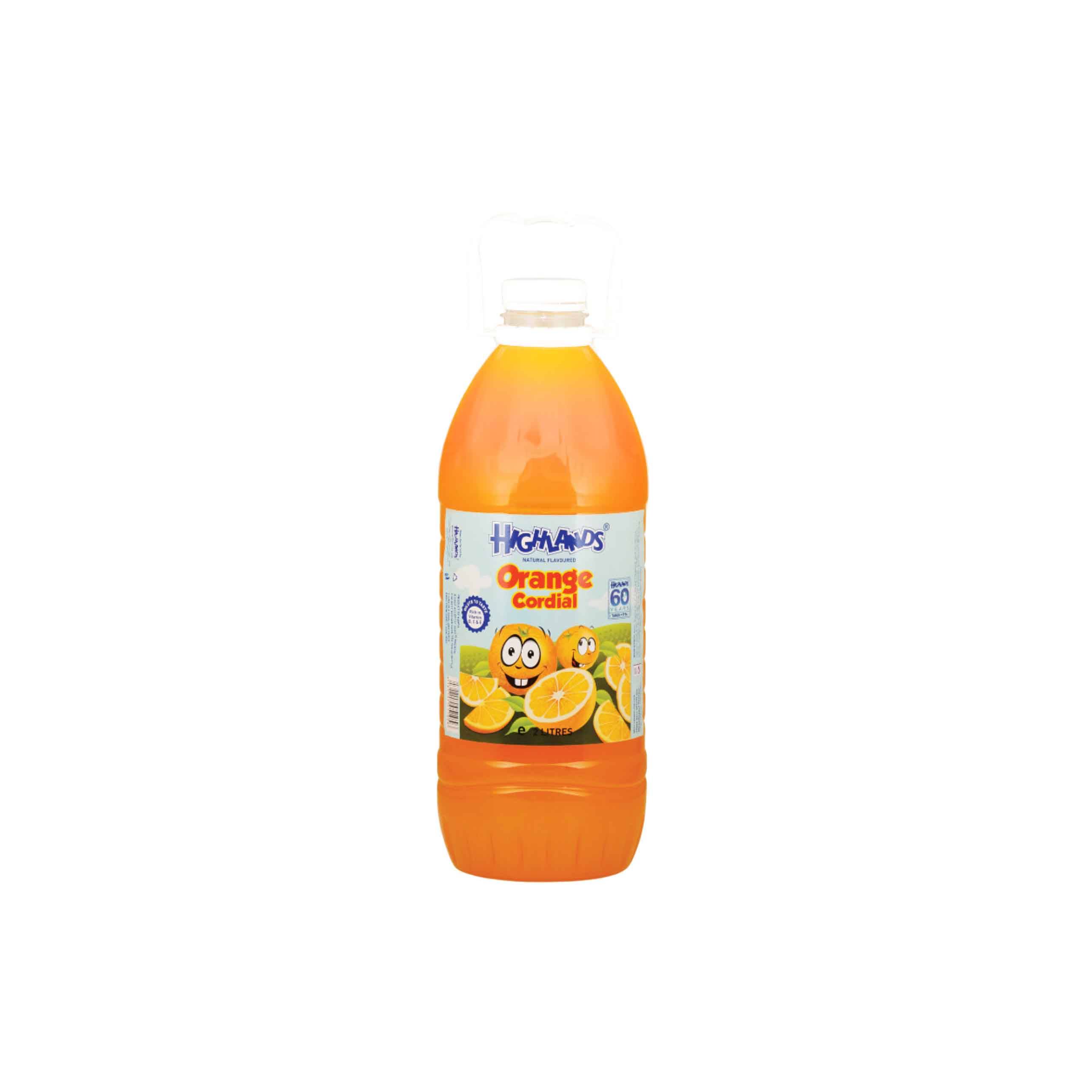 HIGHLANDS ORANGE CORDIAL 2L