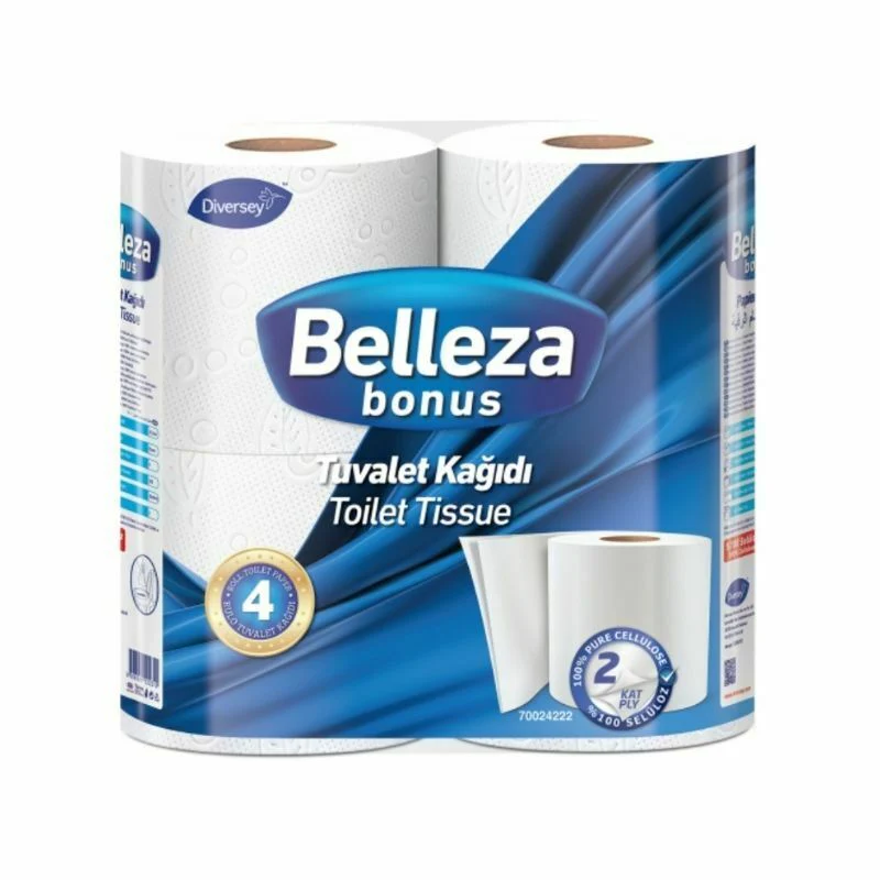 BELLEZA BONUS TOILET TISSUE 4 ROLL