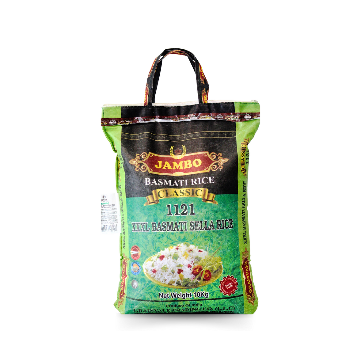 JAMBO BASMATI CLASSIC 1121 XXXL SELLA RICE 10KG