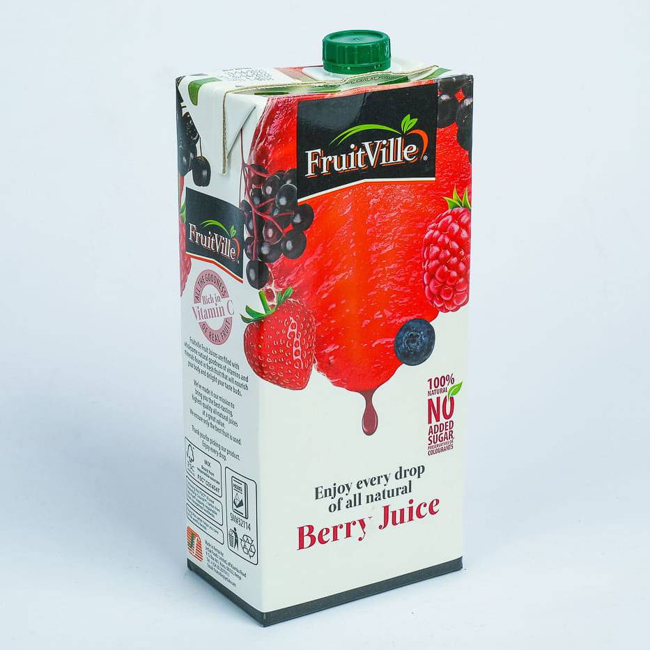 FRUIT VILLE BERRY JUICE TETRA PACK 1L