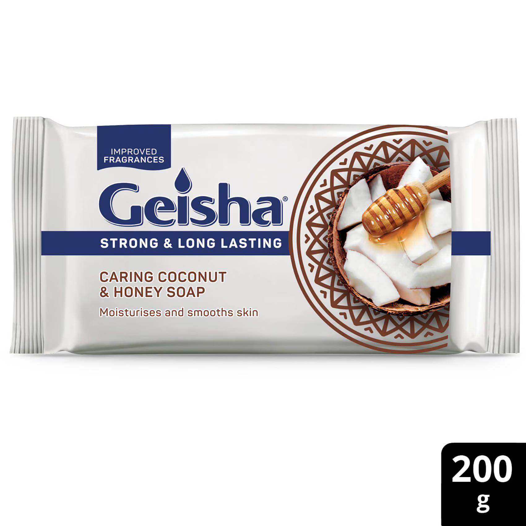 GEISHA COCONUT MILK AND HONEY SOAP 200G