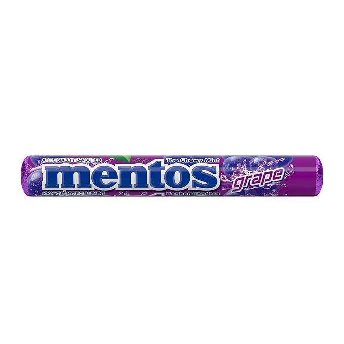 MENTOS ROLLS GRAPE FLAVOR 37.5G