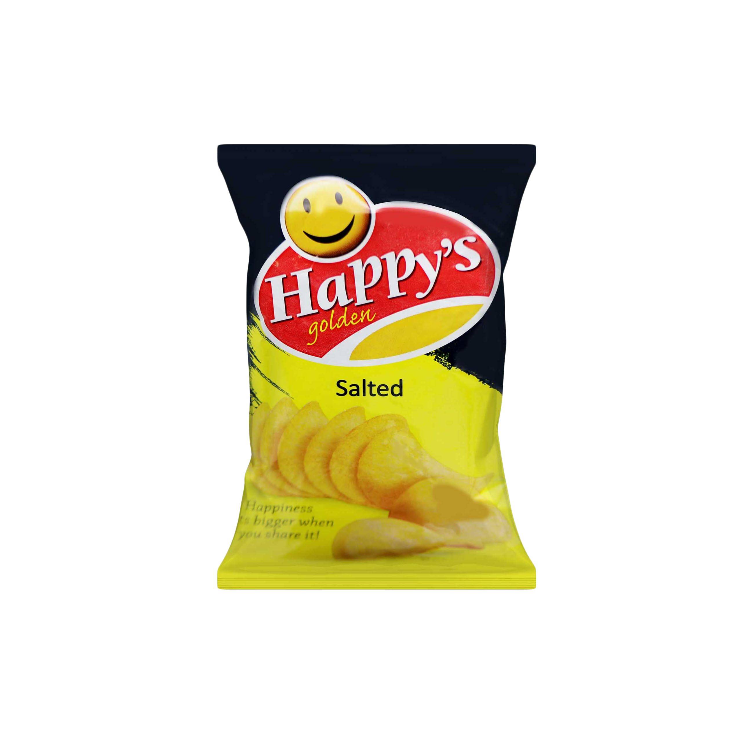 HAPPYS GOLDEN SALTED POTATO CRISPS 30GX