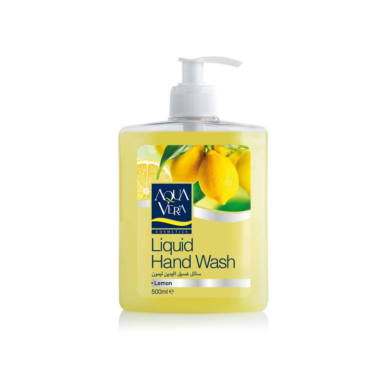 AQUA VERA LIQUID HAND WASH LEMON 500ML