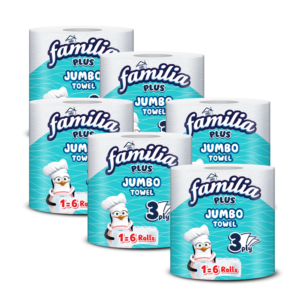 FAMILIA PLUS KITCHEN TOWEL 6 ROLLS