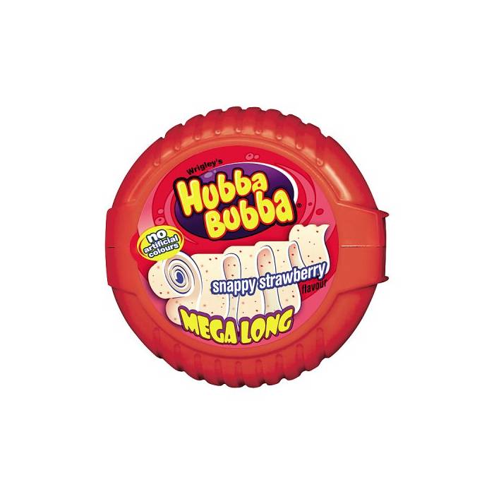 WRIGLEY'S HUBBA BUBBA MEGA TAPE STREWBERRY 56G