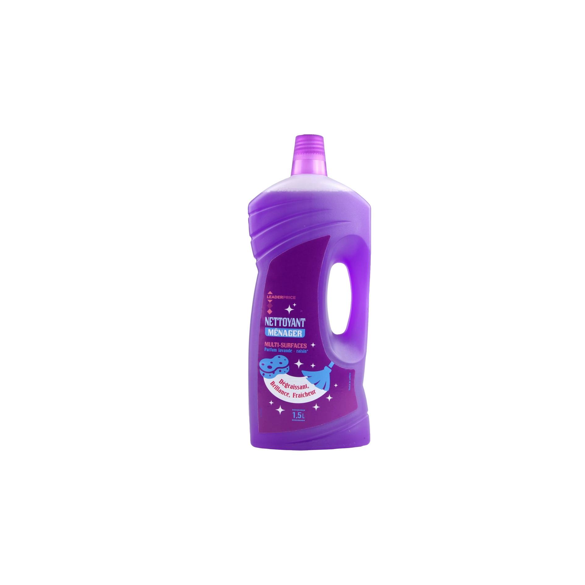 LEADER PRICE NETTOYANT MENAGER M S LAVANDE RAISIN 1.5L