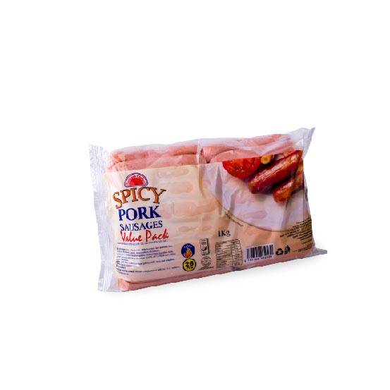 FARMERS CHOICE SPICY PORK SAUSAGE 400G