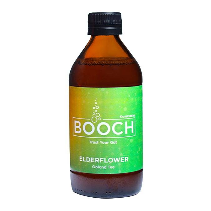 BOOCH ELDERFLOWER RAW KOMBUCHA 1L