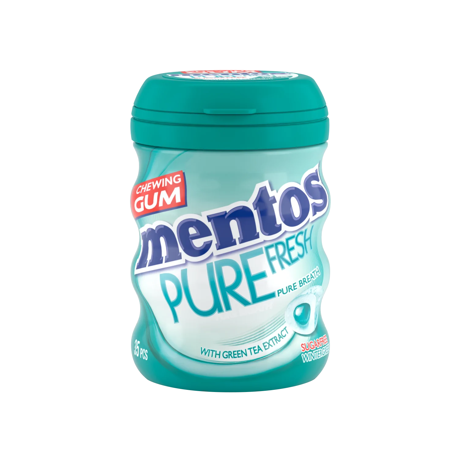 MENTOS PURE FRESH BIG BOTTLE WINTERGREEN 61.25G