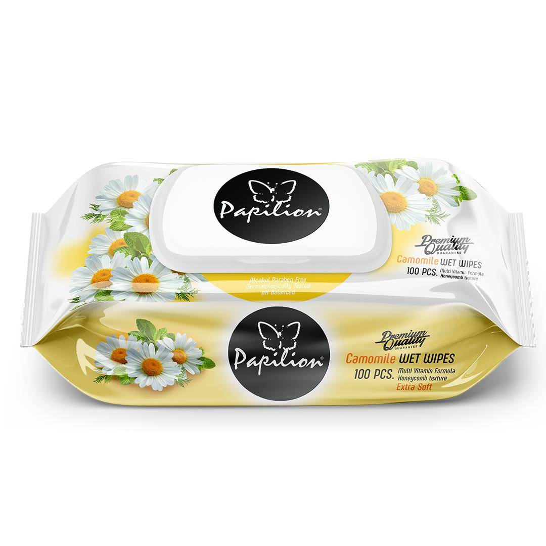 PAPILION WET WIPES CHAMOMILE 100PCS