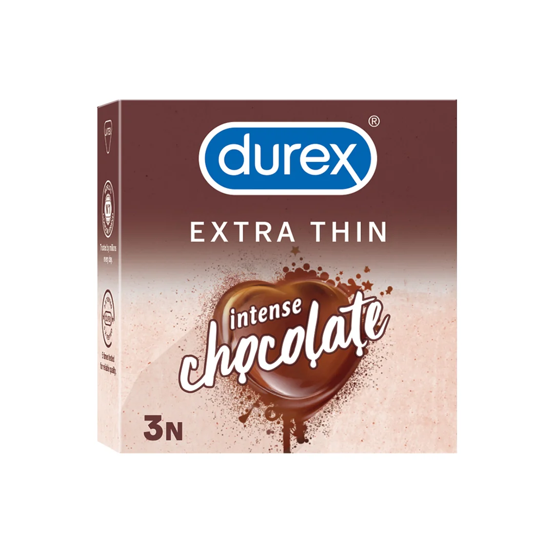 DUREX EXTRA THIN INTENSE CHOCOLATE 3N CONDOMS