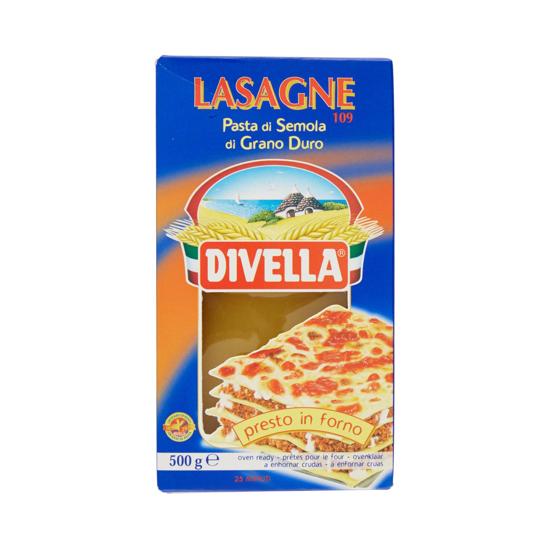 DIVELLA LASAGNE PASTO DI SEMOLA DI GRANO DURO 500G